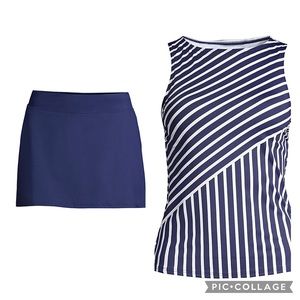 Lands end two piece swim suit